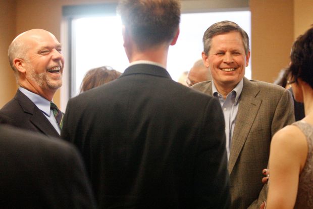 Greg Gianforte and U.S. Rep. Steve Daines